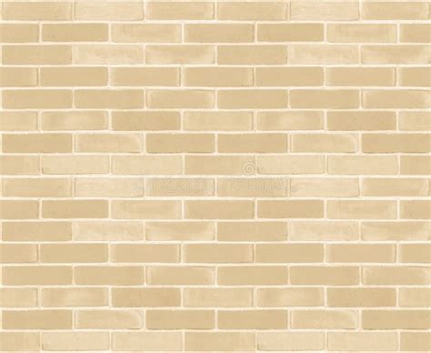 Brick Wall Texture Background In Natural Light Ancient Cream Beige