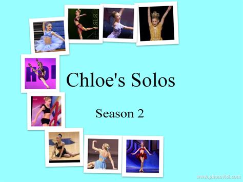 Chloes Season 2 Solos Collage Dance Moms Fan Art 32461979 Fanpop