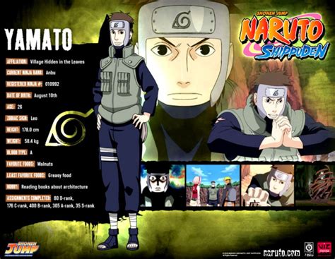 Yamato Profile Naruto Shippuden Wallpaper Wallpapers Quality