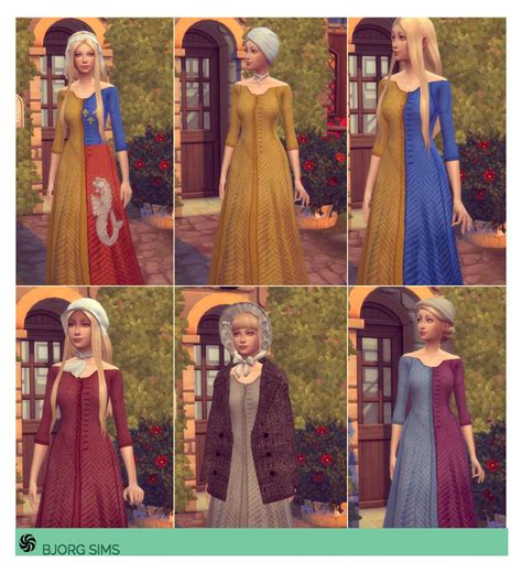 Bjorgsims My Second Cc It Is A Medieval Maxis Match And Cc