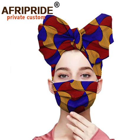 African Headwraps Ankara Print Cotton Headband Bonnet Scarf Mask Game African Headtie Print Pure