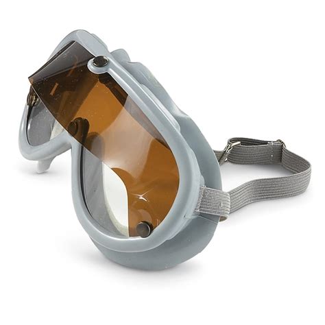 2 new german military tanker goggles 172491 goggles and eyewear at sportsman s guide