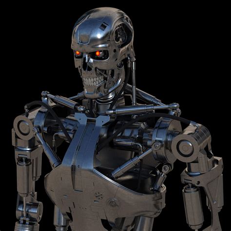 Terminator T 800 Endoskeleton 3d Model By Thedjon