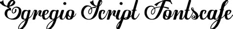 Egregio Scriptdemo Font Designed By Fontscafe
