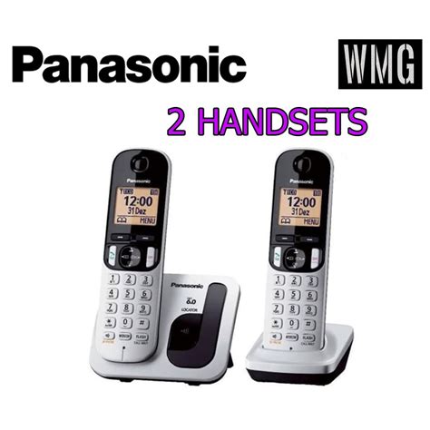 Panasonic Digital Cordless Phone With 2 Handset Kx Tgc212 Random