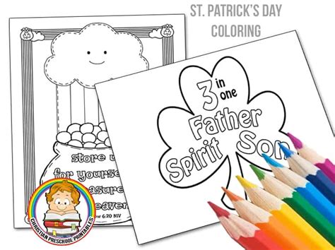 Looking for more fun, free saint patricks day printable ideas and activities for march? St. Patrick's Day Bible Coloring Pages - Christian ...