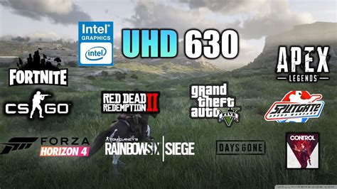 Intel Uhd Graphics 630 Test In 10 Games Intel Hd 630 Gaming Youtube