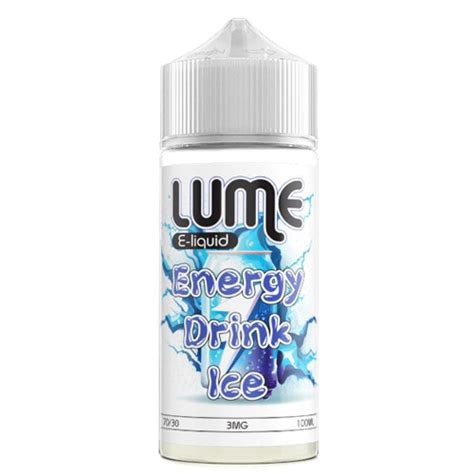 Lume Lume Energy Drink Ice 30ml In 100ml Bottle Long Fill 3mg