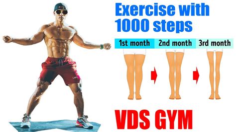 Exercise With 1000 Steps To Help You Lose Weight Simply At Home YouTube