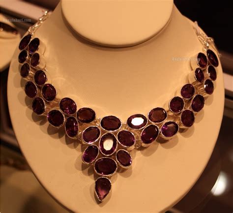 Gemstone Necklace Jewellery Designs