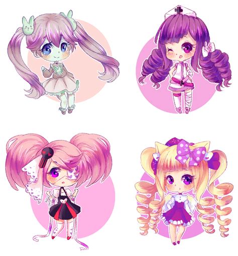 Chibi Commissions By Owinter On Deviantart Raffle Prizes Character Description Drawing Tools