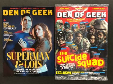 Den Of Geek Magazine Superman And Lois Suicide Squad Lot Of 2 Issues