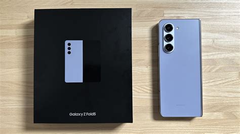 Samsung Galaxy Z Fold 5 Icy Blue Unboxing And First Impressions Youtube