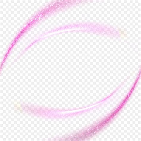 Halo Light Effect PNG Transparent Shine Abstract Golden Pink Light