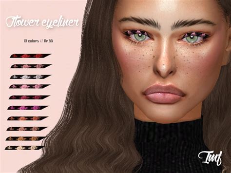 Imf Flower Eyeliner N65 By Izziemcfire At Tsr Sims 4 Updates