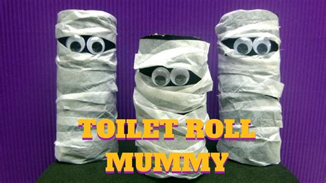 Halloween Craft Toilet Paper Roll Mummy Toilet Paper Roll Crafts