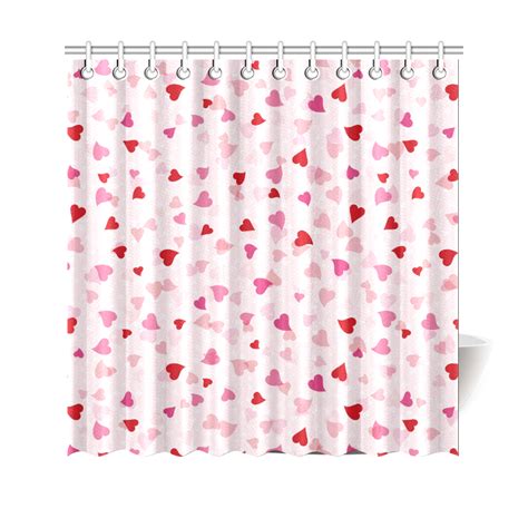 Valentine Hearts Shower Curtain 69x70 Id D1256843