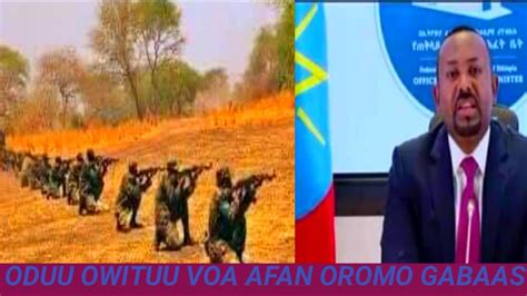 Oduu Owituu Voa Afan Oromo Gaabaas Youtube