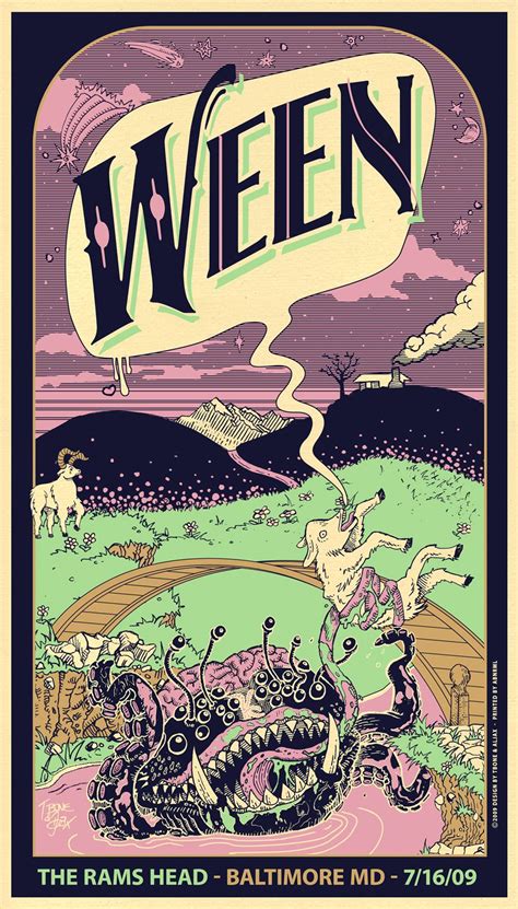 Ween By ~aljax On Deviantart Rock Posters Gig Posters Band Posters