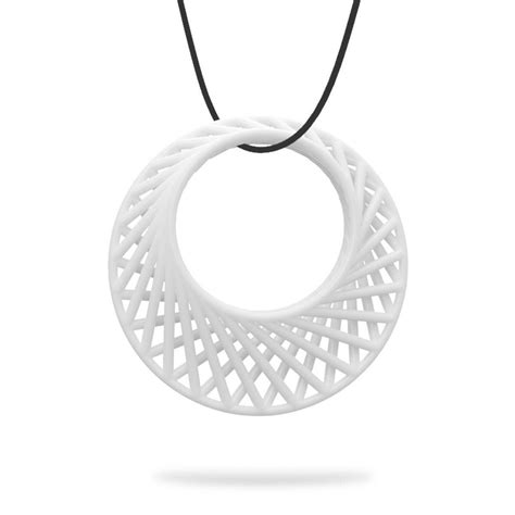 Rhythm Pendant Necklace 3d Printed Jewelry 3dprintingideas 3d
