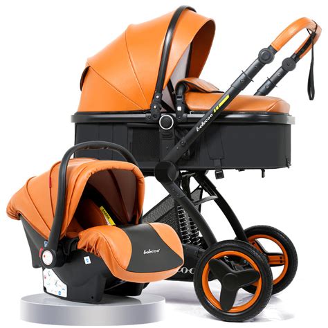 Belecoo Brand Luxury Baby Stroller 3 In 1 Travel System With Infant Se