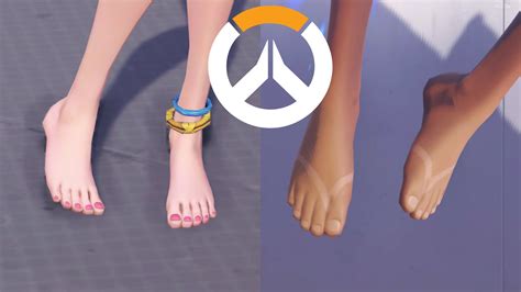 Overwatch Player Discovers Advantage Of Barefoot Dva And Pharah Skins