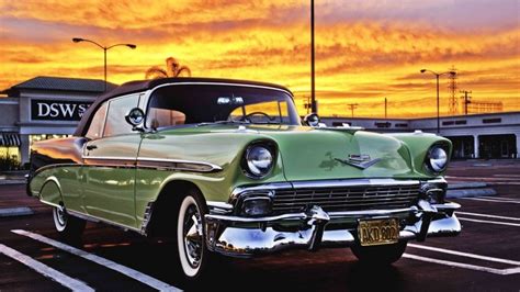 Green Classic Chevrolet Hd Wallpaper Wallpaperfx