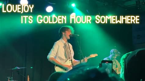 Lovejoy Its Golden Hour Somewhere Live At Nottingham Metronome Youtube