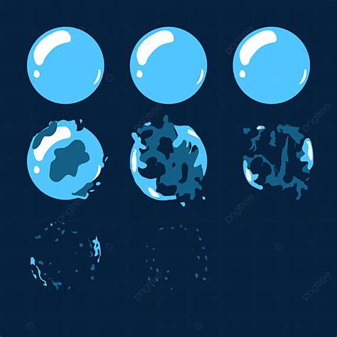 Soap Bubble Hd Transparent Soap Bubble Bursting Ball Round Cartoon