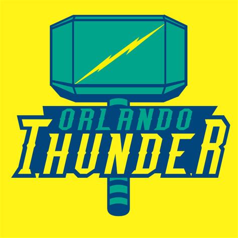 Orlando Thunder Full Logo By Almcinnis On Deviantart