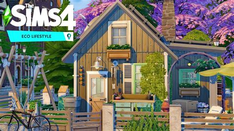 The Sims 4 Eco Lifestyle Public Gardening Area Speed Build In 2020