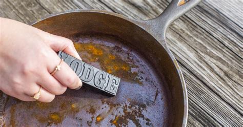 (but considering the high cost, i'll stick with grinding down my pebbly lodge pans). How to Restore and Season a Rusty Cast Iron Skillet ...