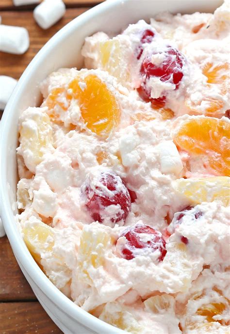 Thanksgiving fruit salad food 16. Ambrosia Recipe — Dishmaps