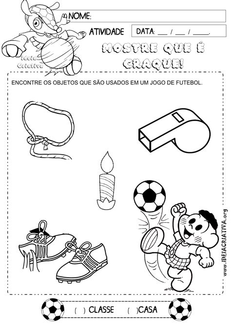 Atividade Copa Do Mundo 2014 Encontrando Objetos Ideia Criativa