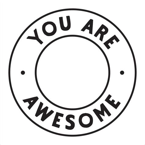 You Are Awesome Stylish Typography 13345529 Vector Art At Vecteezy