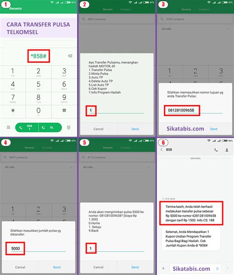 Transfer pulsa ini juga dapat anda akses seharian selama 24 jam selama saldo anda mencukupi untuk memberikan transfer kepada pihak yang lain. 4 Cara Transfer Pulsa Telkomsel (simPATI / As / Loop ...