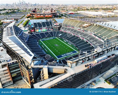 Aerial View of Empty Lincoln Financial Field in Philadelphia Editorial