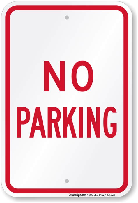 No parking sign stock png images. Aluminum No Parking Sign , SKU: K-1623