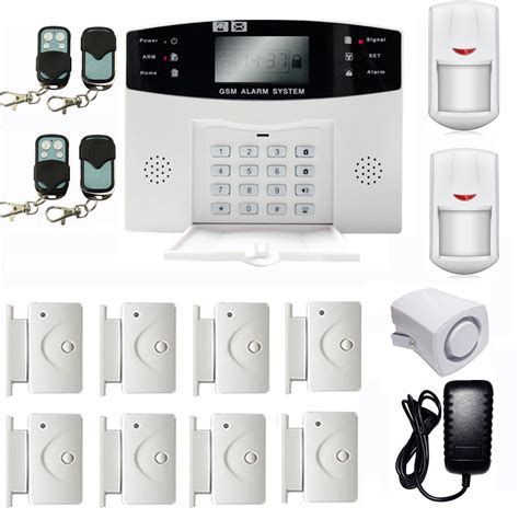 Gsm 108 Zones Wireless And Wired Voice Home Alarm Security System Lcd