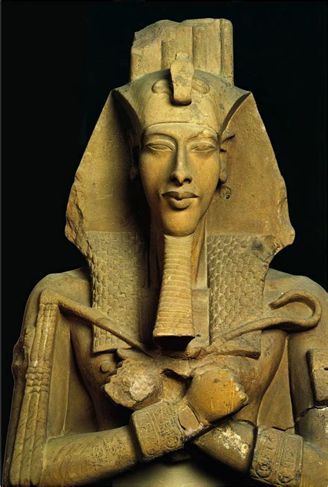 Ancient egyptian statues were supposedly hacked out with copper chisels and stone pounders. Statue of Akhenaten, known for abandoning traditional ...