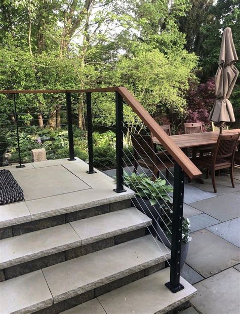 Surface Mount Cable Railing Posts And Components Railings Outdoor