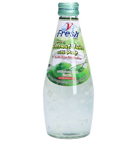 V Fresh Young Coconut Juice With Pulp 290ml Asian Online Superstore Uk