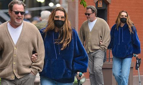 Brooke Shields Leans On Her Husband Of 20 Years Chris Henchy While