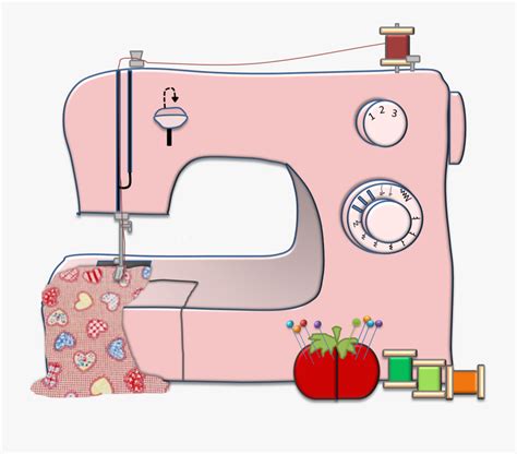 An embroidery machine is a machine that, using many similar concepts as a sewing machine, can replicate and improve upon hand embroidery and detailed quilting. Clip Art Clip Art Sewing Machine - Transparent Sewing ...