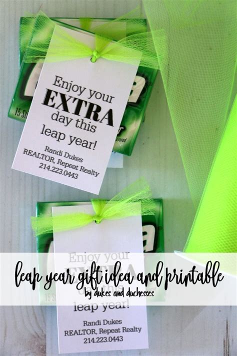 Leap Year T Idea And Printable Dukes And Duchesses