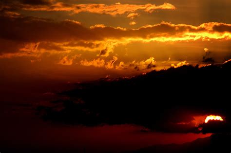 Free Red Sunset with Clouds Stock Photo - FreeImages.com