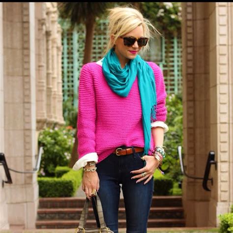 Pink And Turquoise Love Fashion Clothes Design Bright Outfits