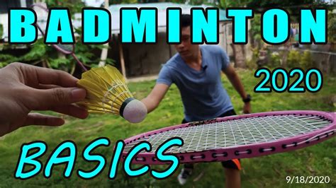 Basics Of Badminton Gripstrokestanceserve And Footwork Youtube