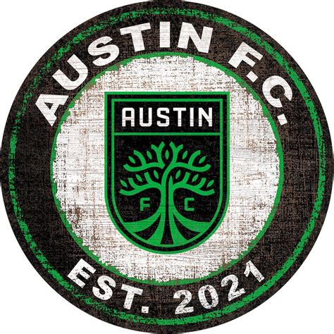 Austin Fc 24 Heritage Logo Round Sign