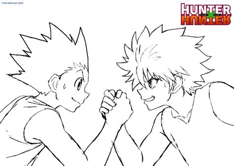 Cute Killua Coloring Page Anime Coloring Pages Porn Sex Picture The